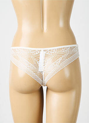 Culotte tissage dentelle blanc PASSIONATA femme