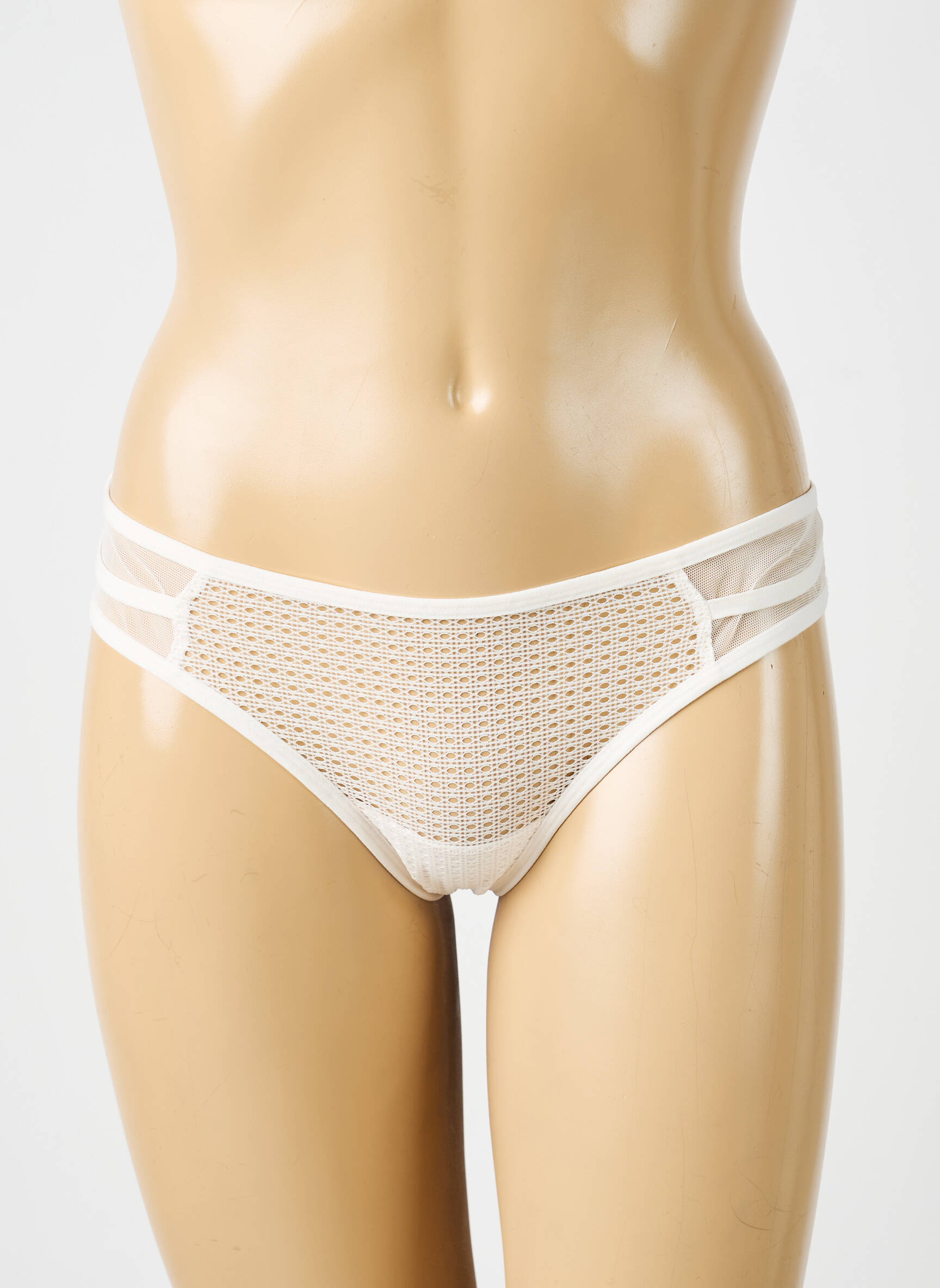 Culotte tissage dentelle blanc PASSIONATA femme