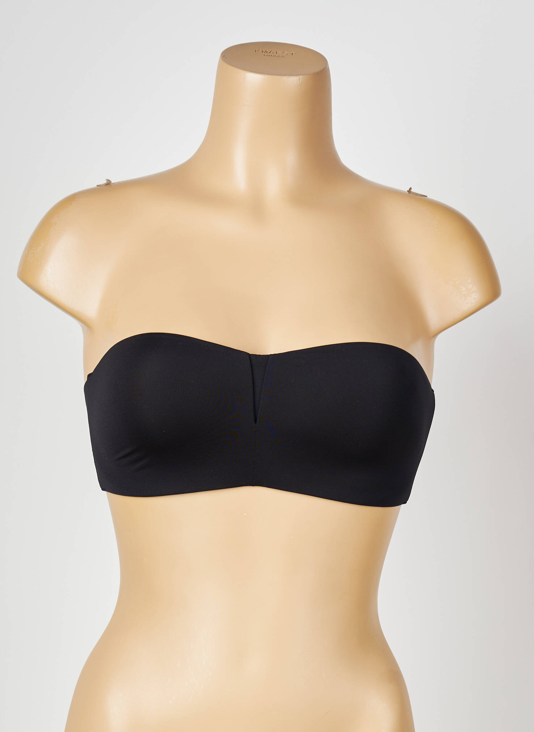 Soutien-gorge effet matière satinée haut bandeau noir PASSIONATA femme
