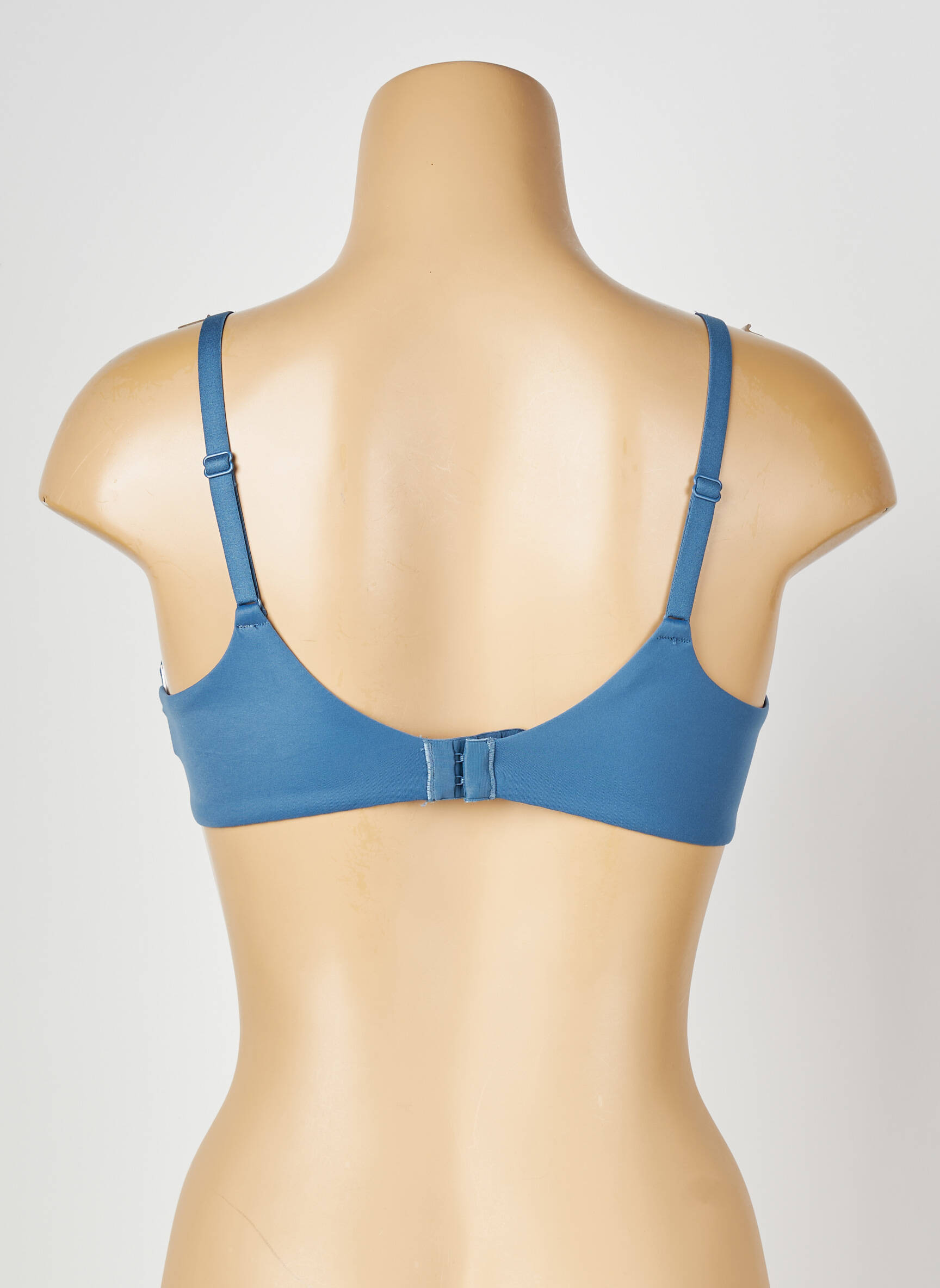 Soutien-gorge effet matière satinée haut soutien-gorge emboitant bleu CHANTELLE femme
