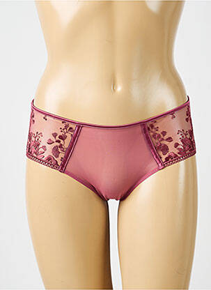 Shorty tissage satiné rose SIMONE PERELE femme