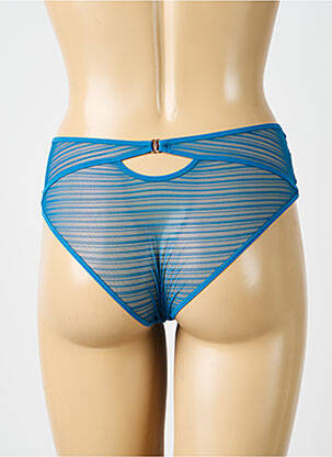Shorty effet matière satinée bleu SIMONE X SIMONE PÉRÈLE femme