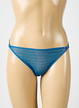 Culotte effet matière satinée bleu SIMONE X SIMONE PÉRÈLE femme