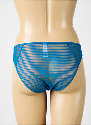 Culotte effet matière satinée bleu SIMONE X SIMONE PÉRÈLE femme