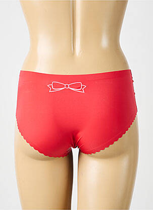 Culotte effet matière satinée rouge PASSIONATA femme