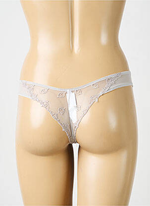 Tanga stretch gris CHANTELLE femme