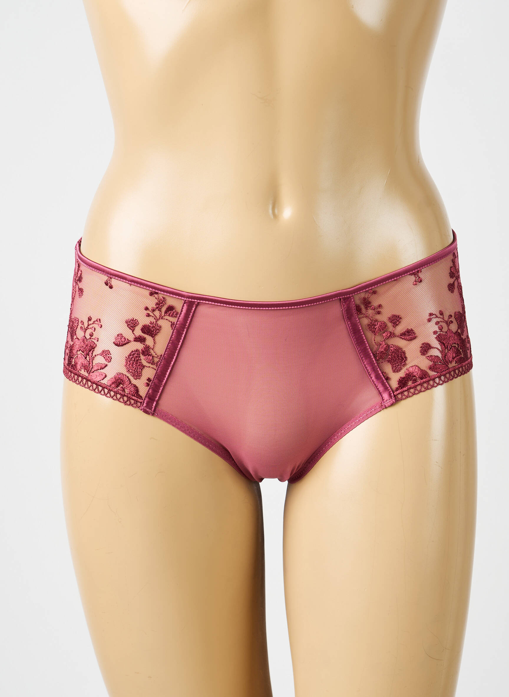 Shorty tissage satiné rose SIMONE PERELE femme