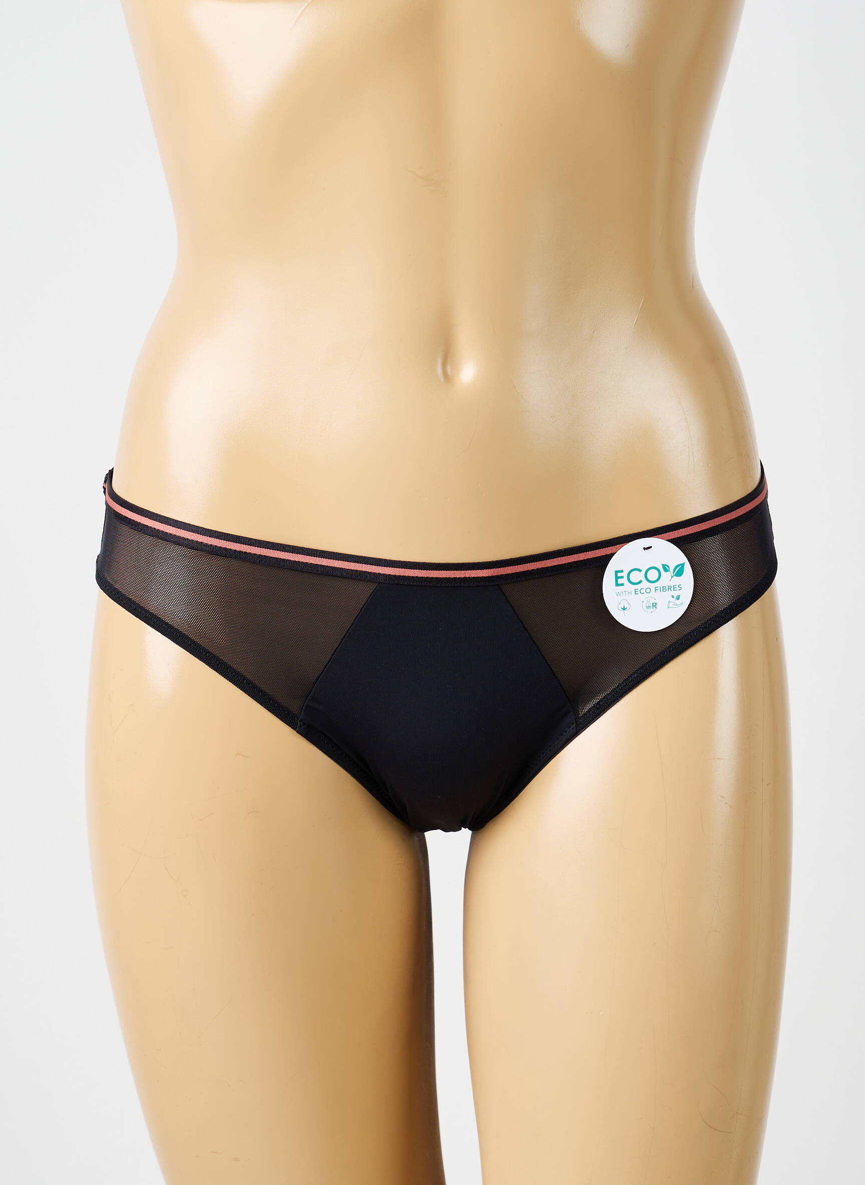 Culotte fond doublé noir DORINA femme