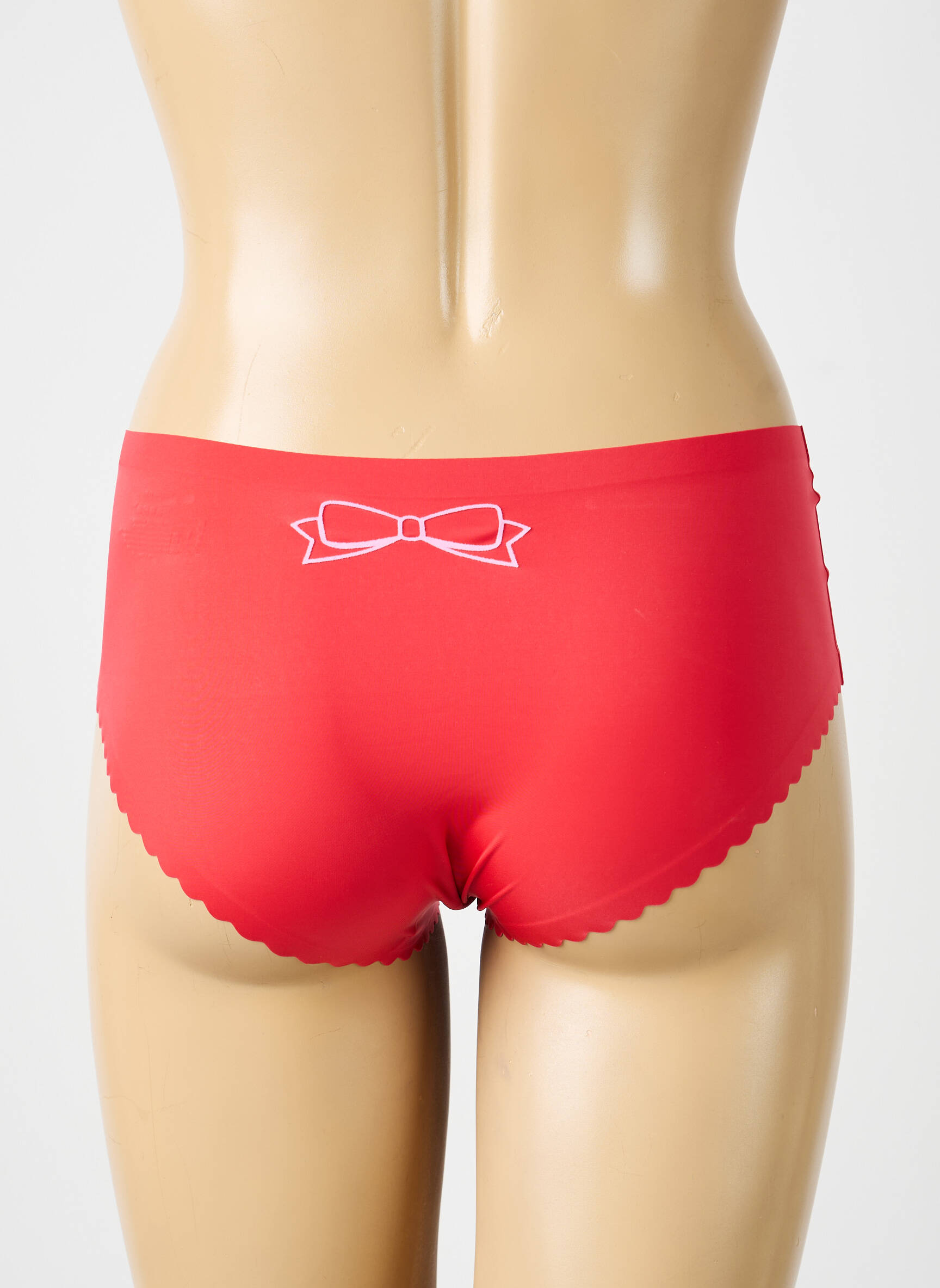 Culotte effet matière satinée rouge PASSIONATA femme