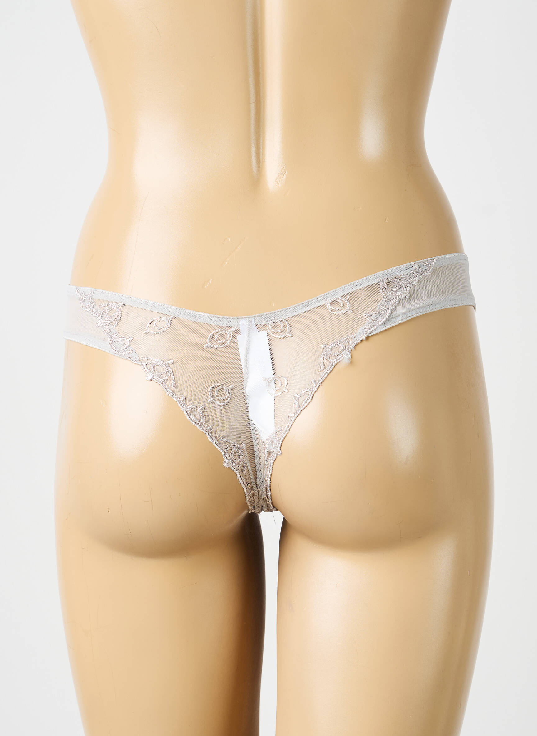 Tanga stretch gris CHANTELLE femme
