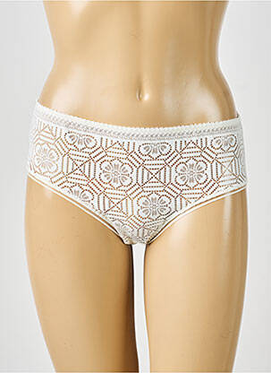 Culotte tissage dentelle beige SIMONE PERELE femme