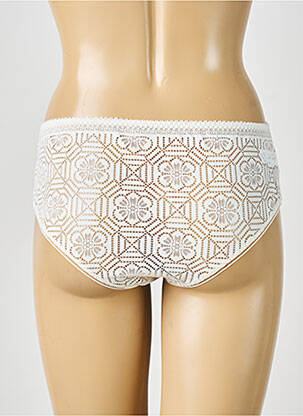 Culotte tissage dentelle beige SIMONE PERELE femme