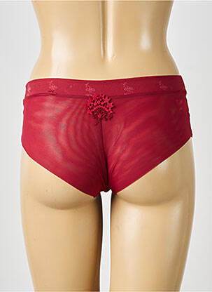 Shorty effet matière satinée rouge SIMONE PERELE femme
