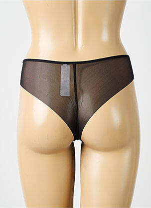 Culotte fond doublé noir CHANTELLE femme