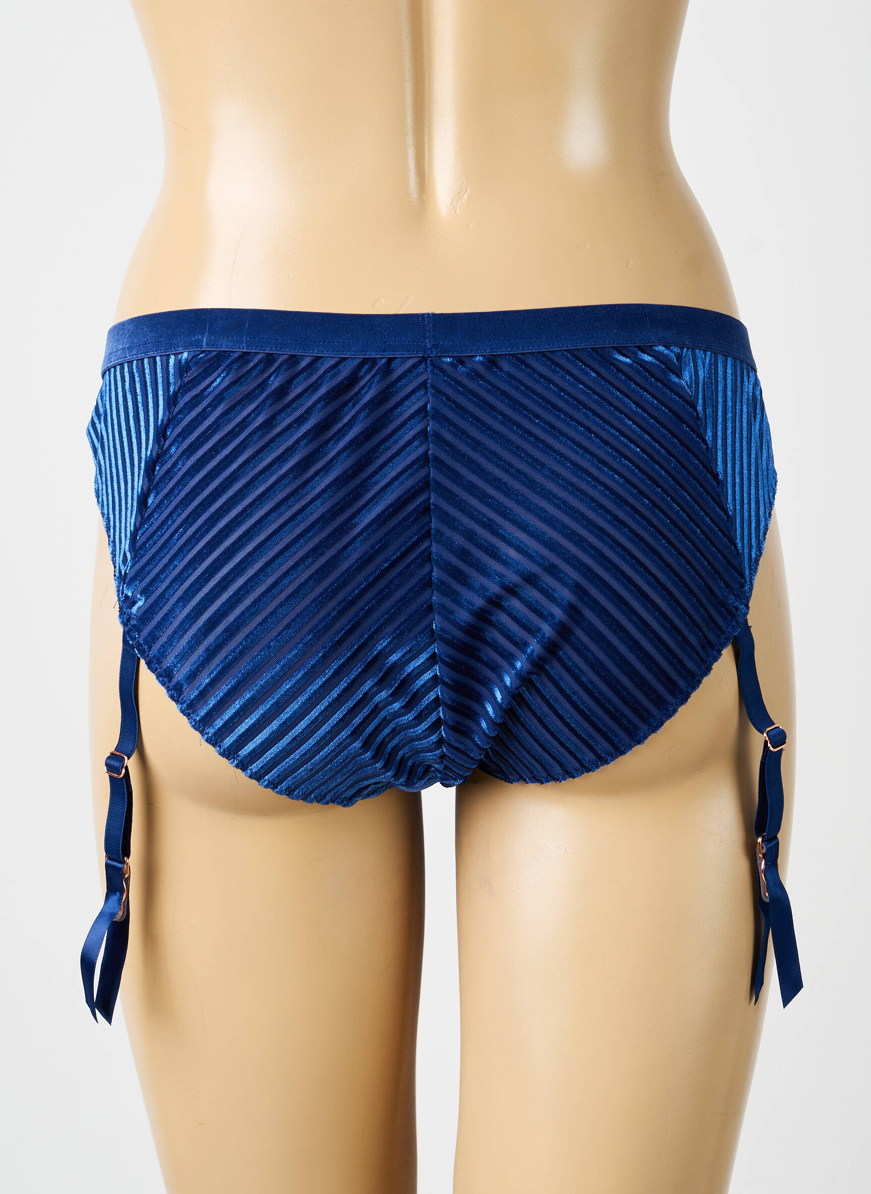 Culotte fond doublé bleu DORINA femme
