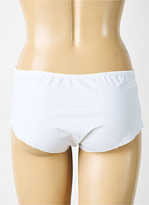 Shorty tissage satiné blanc SIMONE PERELE femme