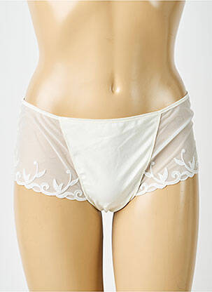 Shorty effet matière satinée beige SIMONE PERELE femme