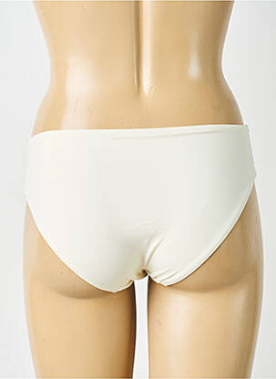 Culotte tissage satiné beige LOU femme
