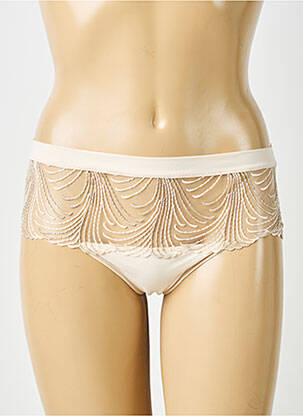 Culotte tissage satiné beige SIMONE PERELE femme