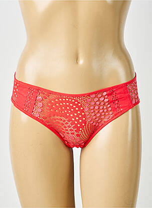 Culotte légère et transparente rouge IMPLICITE femme