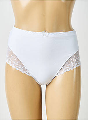 Culotte effet matière satinée blanc SIMONE PERELE femme