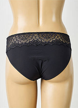 Culotte tissage satiné noir SIMONE PERELE femme