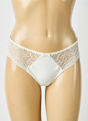 Culotte effet matière satinée beige SIMONE PERELE femme