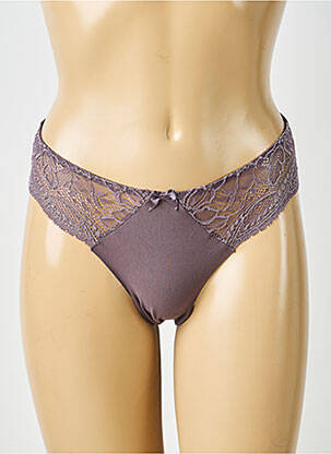 Culotte effet matière satinée violet SIMONE PERELE femme