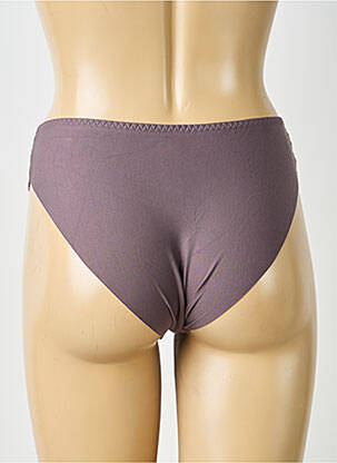 Culotte effet matière satinée violet SIMONE PERELE femme