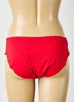 Culotte effet matière satinée rouge SIMONE PERELE femme