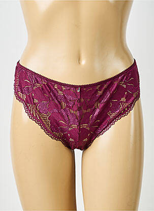 Culotte effet matière satinée violet IMPLICITE femme