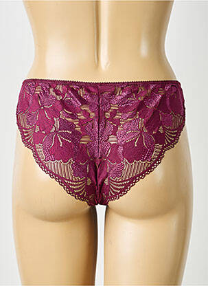 Culotte effet matière satinée violet IMPLICITE femme