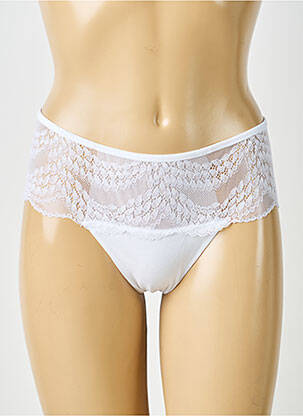 Tanga stretch blanc FEMILET femme
