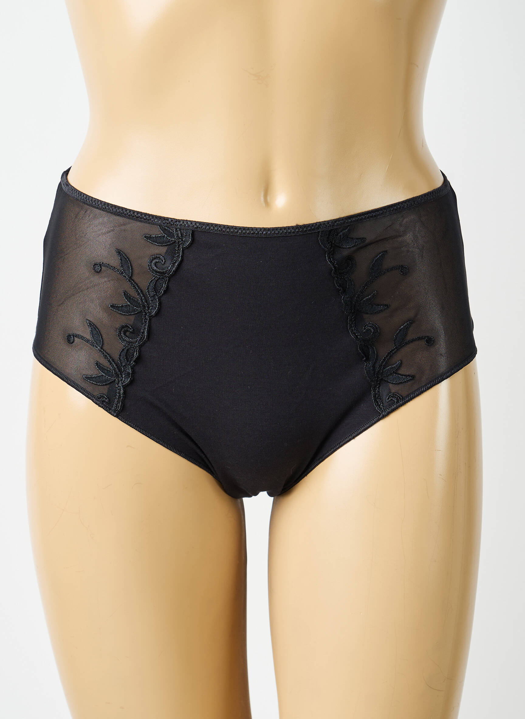 Culotte tissage satiné noir SIMONE PERELE femme