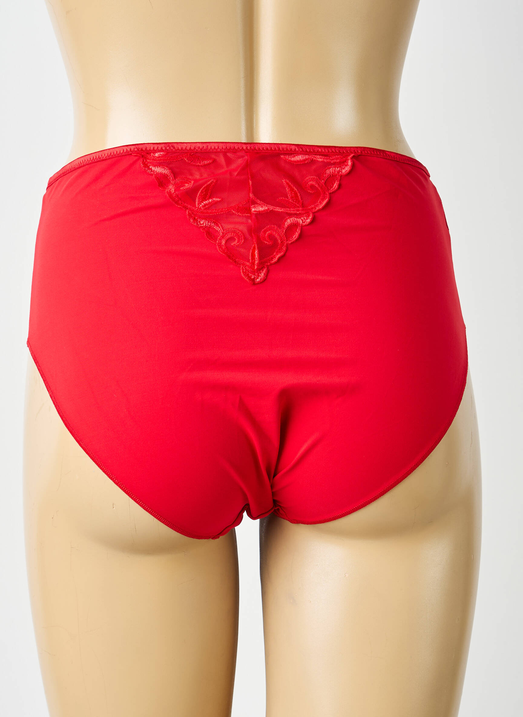Culotte tissage satiné rouge SIMONE PERELE femme