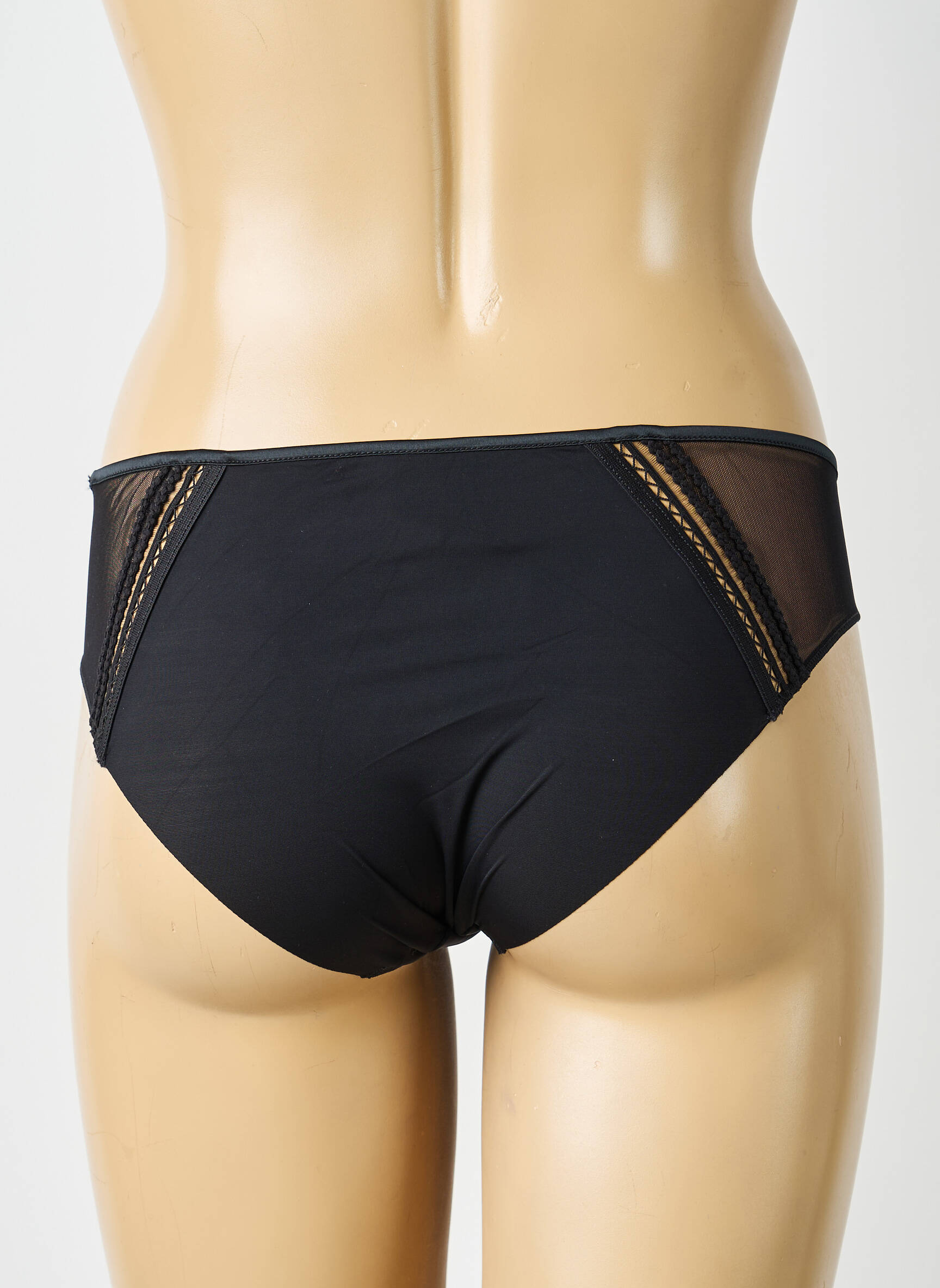 Culotte effet matière satinée noir SIMONE PERELE femme