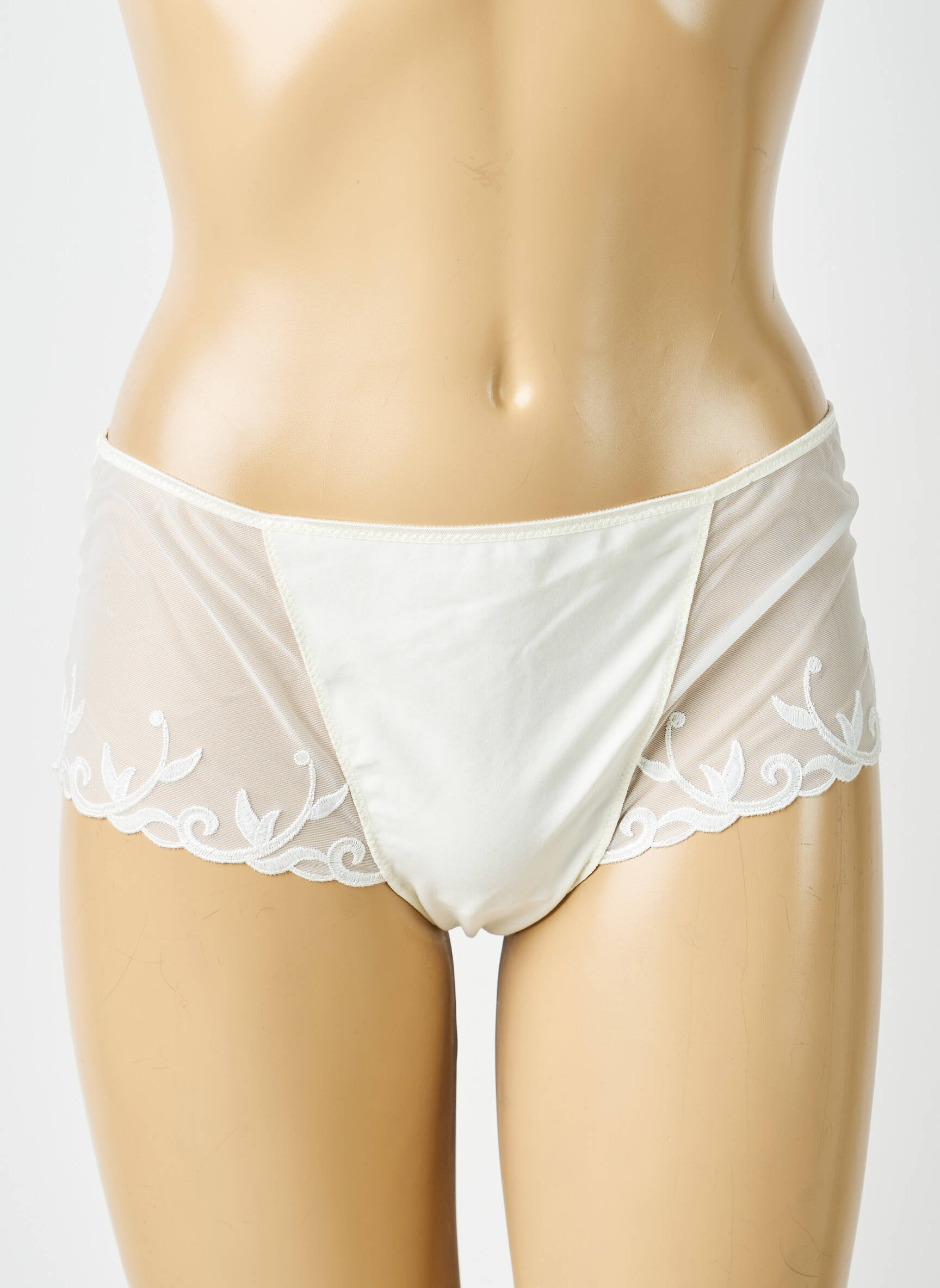 Shorty effet matière satinée beige SIMONE PERELE femme
