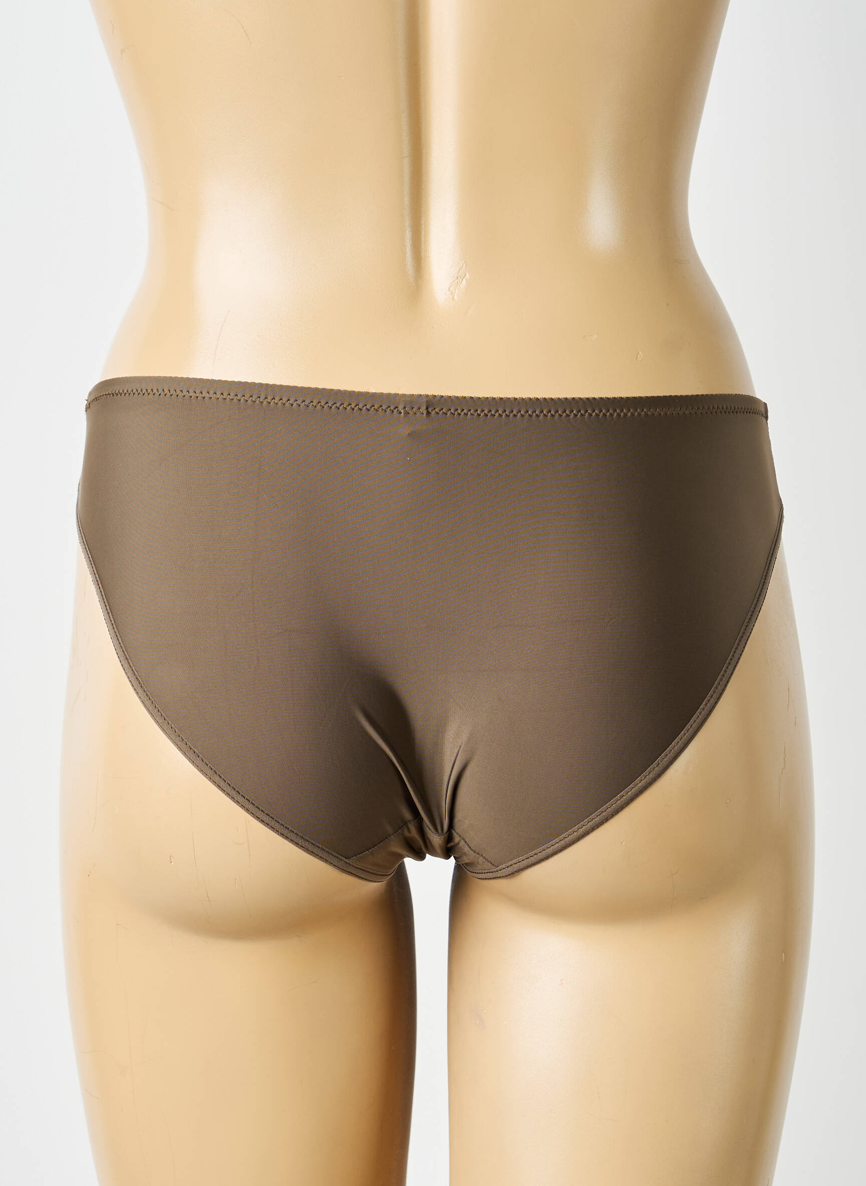 Culotte effet matière satinée marron PASSIONATA femme