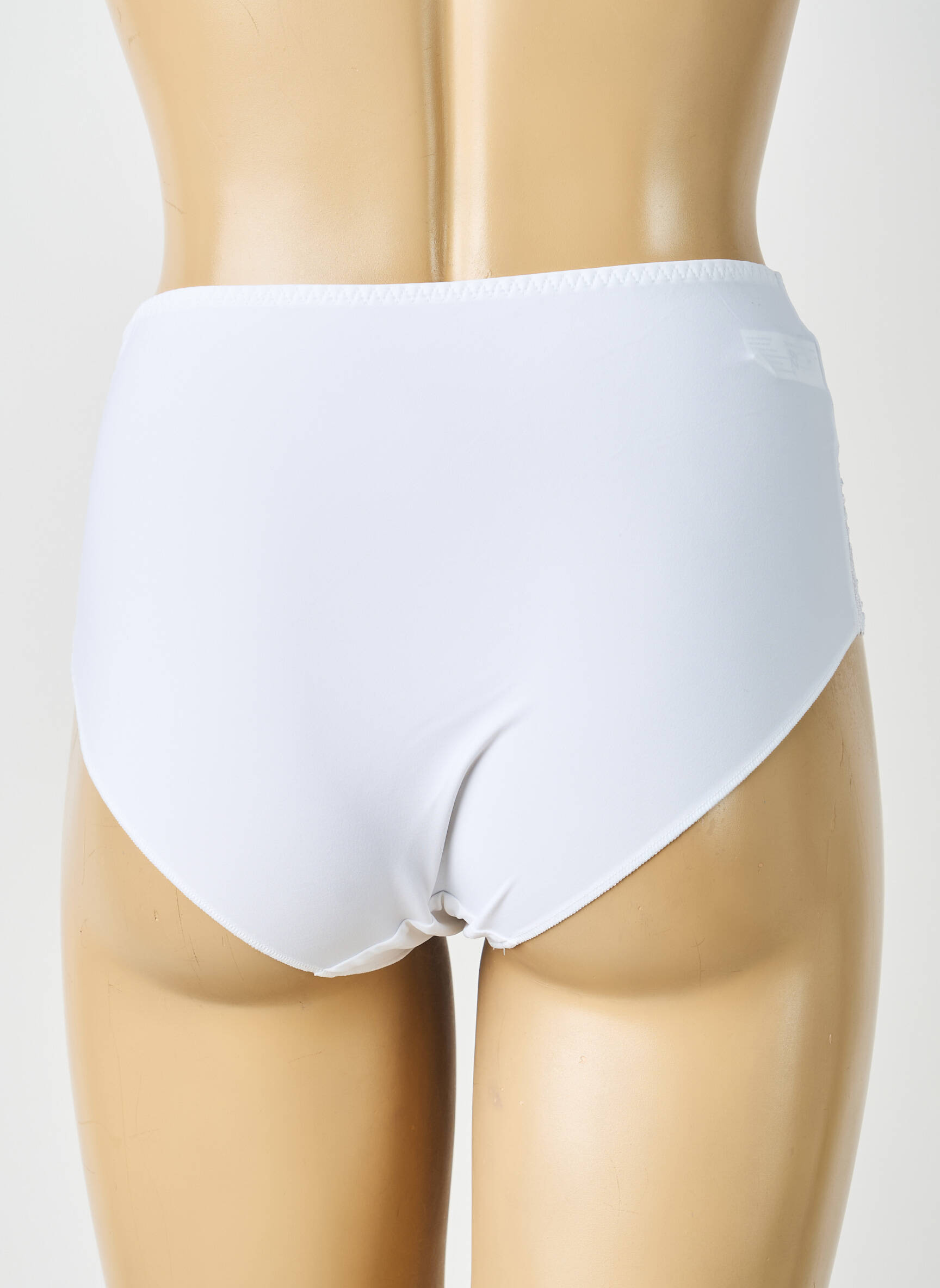 Culotte effet matière satinée blanc SIMONE PERELE femme