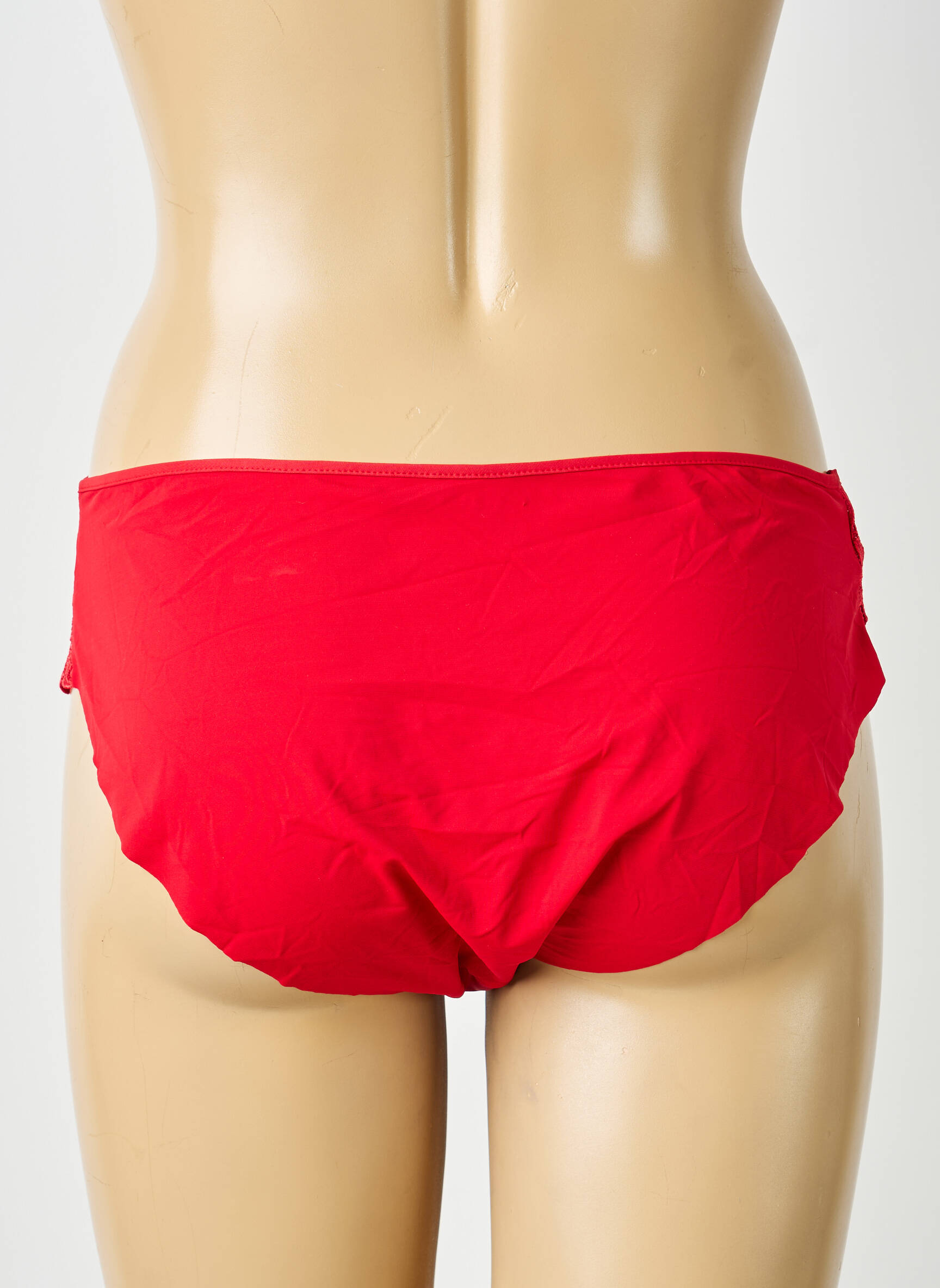 Culotte effet matière satinée rouge SIMONE PERELE femme