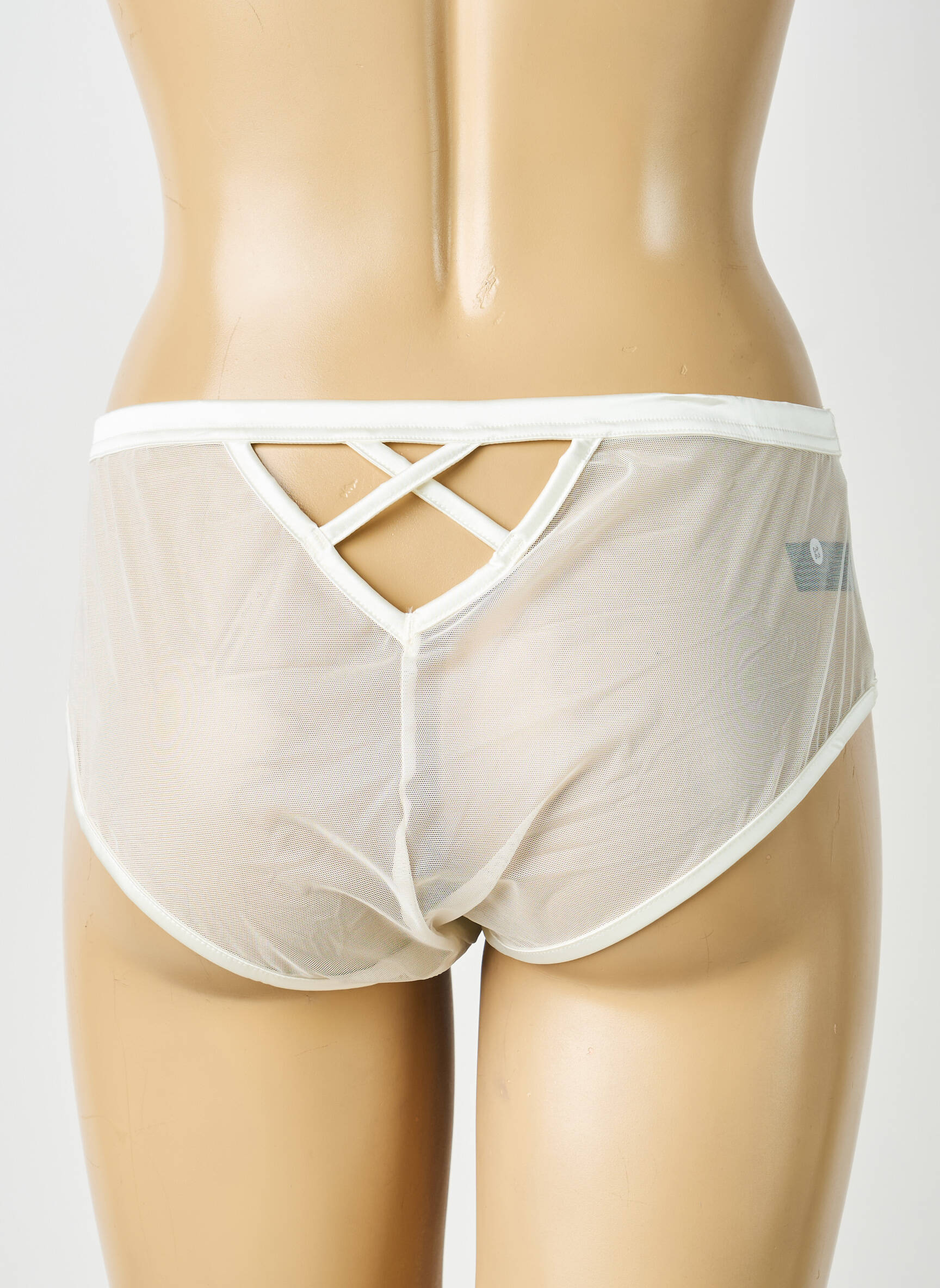 Shorty stretch beige IMPLICITE femme