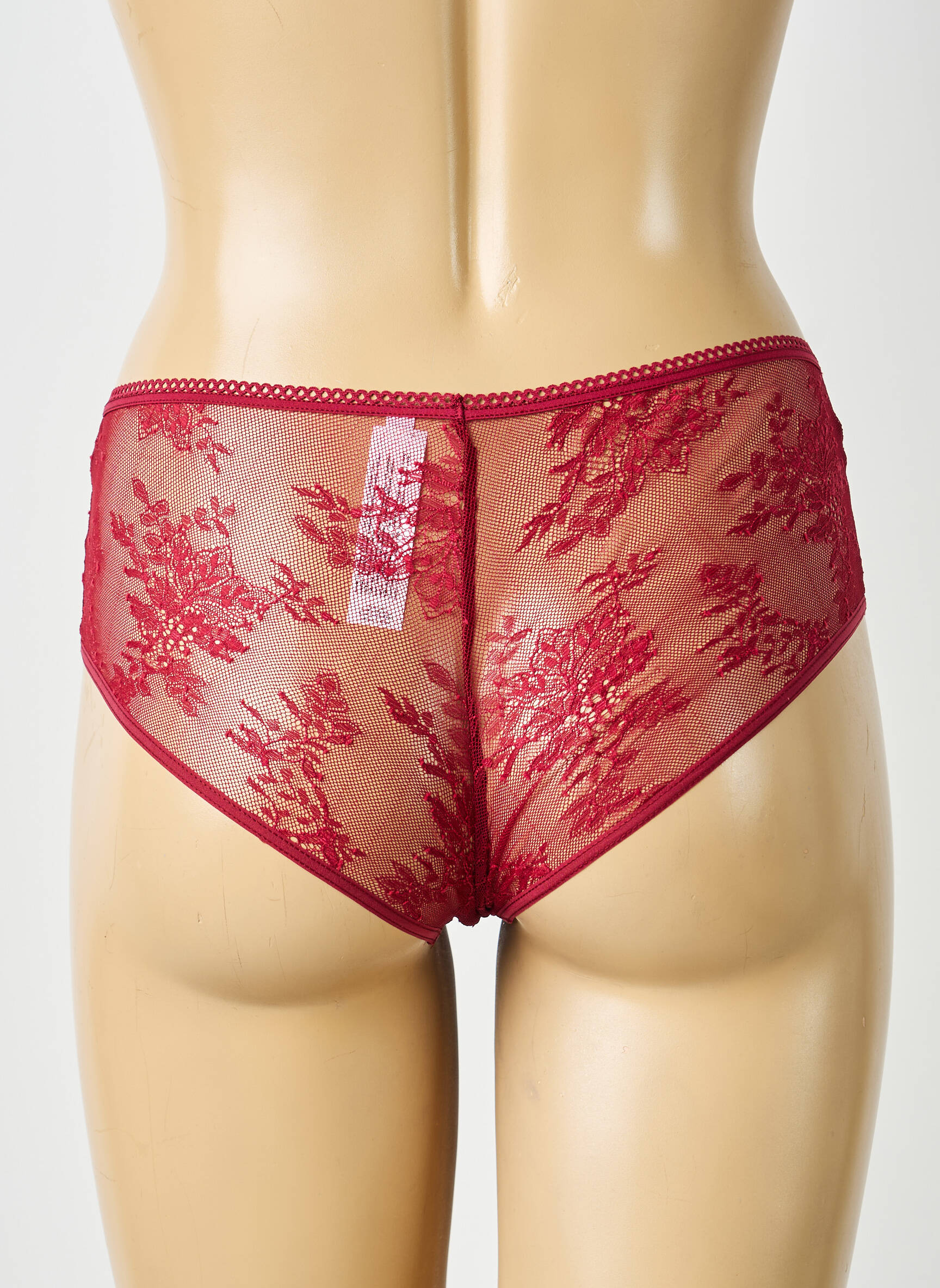 Culotte effet matière satinée rouge PASSIONATA femme