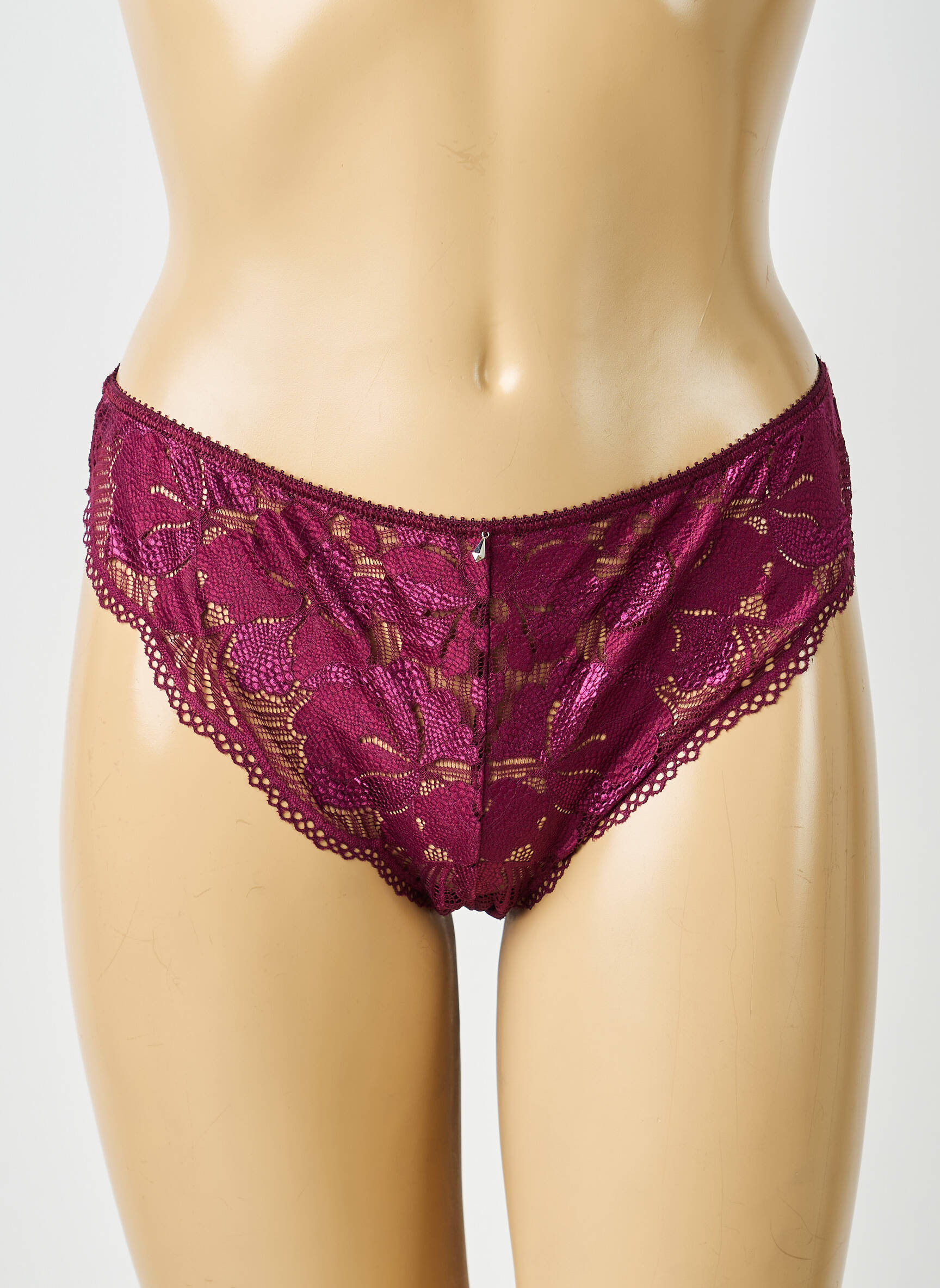 Culotte effet matière satinée violet IMPLICITE femme