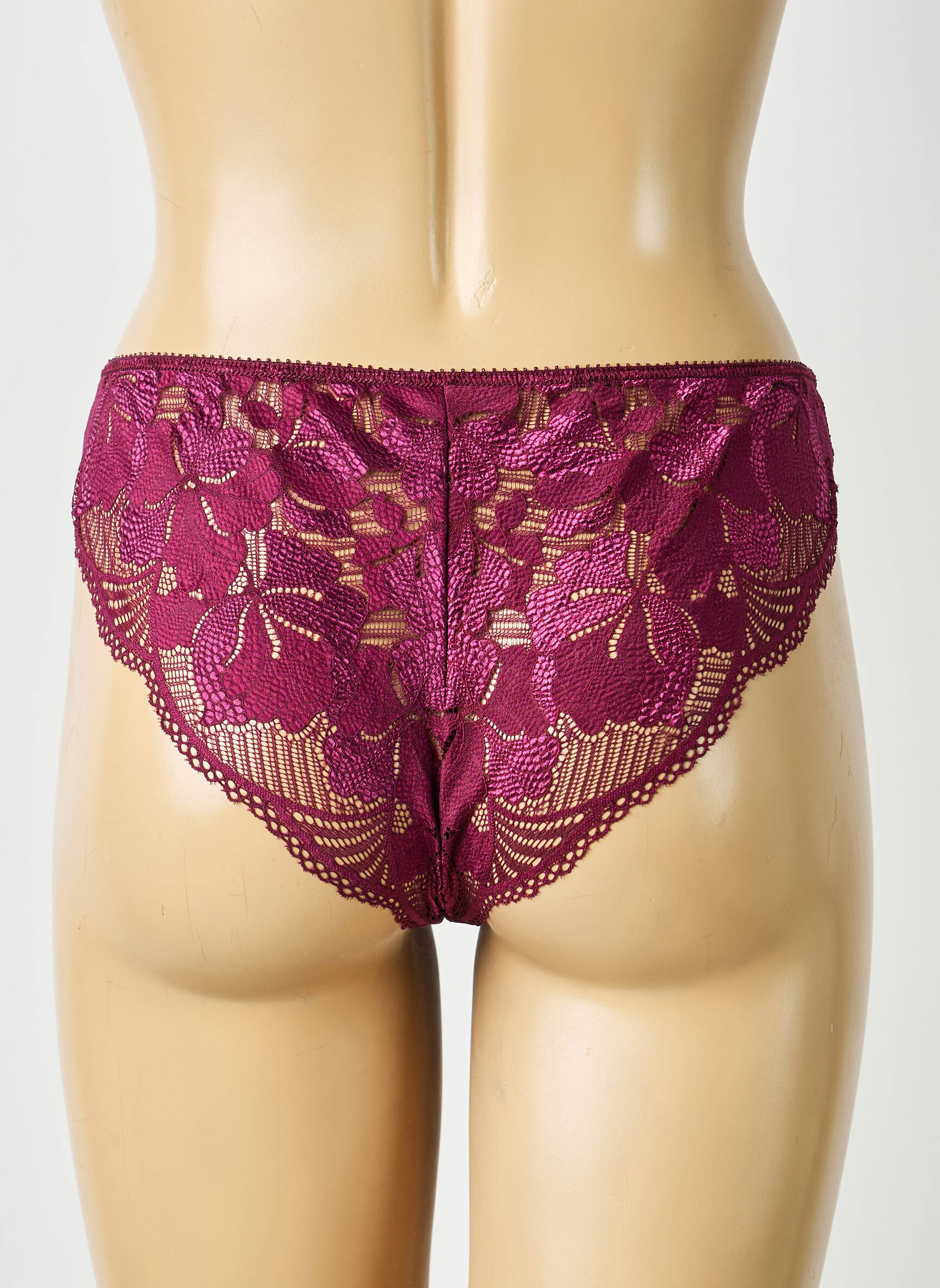 Culotte effet matière satinée violet IMPLICITE femme