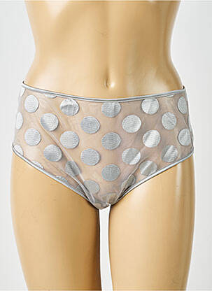 Culotte effet matière satinée gris SIMONE PERELE femme