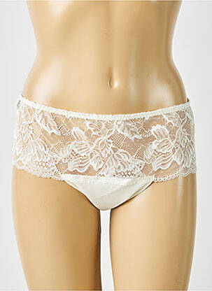 Shorty effet matière satinée blanc SIMONE PERELE femme