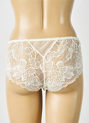 Shorty effet matière satinée blanc SIMONE PERELE femme