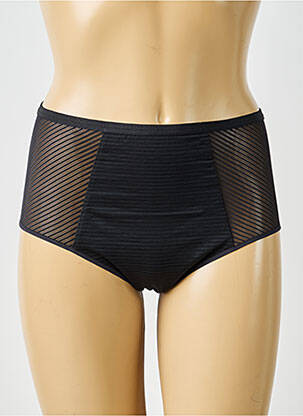 Shorty effet matière satinée noir FEMILET femme