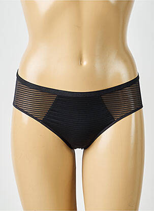 Culotte effet matière satinée noir FEMILET femme
