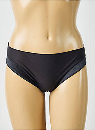 Culotte effet matière satinée noir IMPLICITE femme